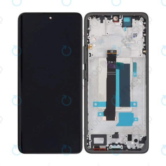 Συγκρότημα οθόνης για Xiaomi Redmi Note 13 Pro+, 23090RA98C, Fushion Black