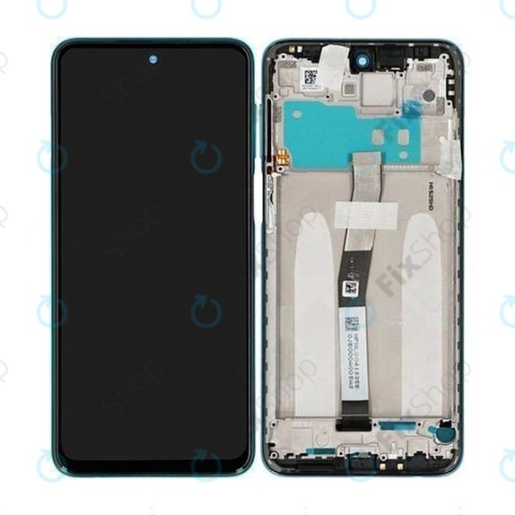 Συγκρότημα οθόνης για Xiaomi Redmi Note 9 Pro, Tropical Green, Service Pack