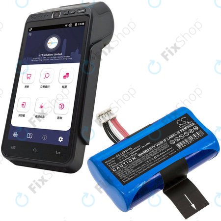 Μπαταρία για Ingenico Apos A8, 2600mAh, Li-Ion, 7.4V, LD18650D, HQ