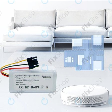 Μπαταρία για Xiaomi Mi Robot Vacuum Mop 2 Lite, E10, 14.4V, 2600mAh