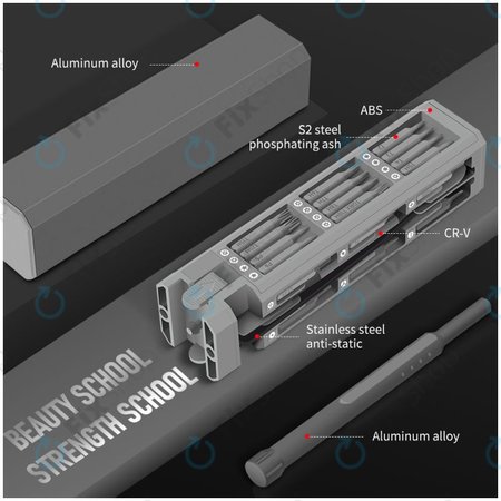 Σετ Κατσαβιδιών Ακριβείας για Επισκευή Τηλεφώνων & PC 44in1 για Kingsdun