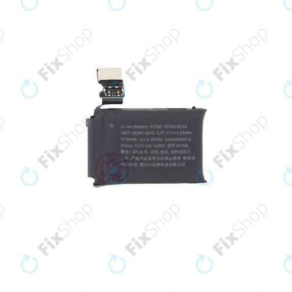 Μπαταρία για Apple Watch 2 38mm, 273mAh, A1760, Refurbished