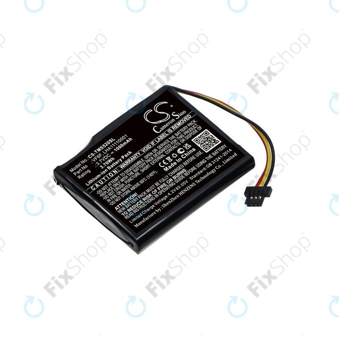 Μπαταρία για TomTom Start 52, 1000mAh, Li-Ion, 3.7V, VF6F, HQ