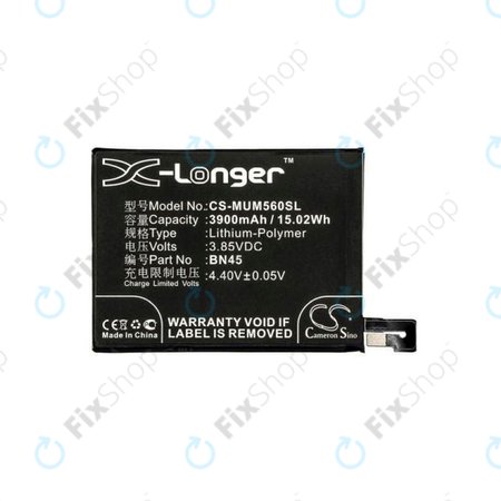 Μπαταρία για Xiaomi Redmi Note 5 Pro, BN45, 3900mAh, HQ
