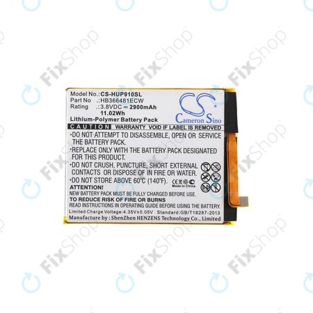 Μπαταρία για Huawei P9, P9 Lite, P10 Lite, P20 Lite, P Smart, Y6 (2018), Y6 Prime (2018), Y7 (2018), Y7 Prime (2018), Honor 7A, 8, 9 Lite, HB366481ECW, 2900mAh, HQ