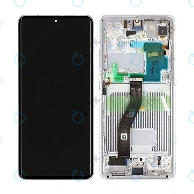 LCD Display Assembly για Samsung S21 Ultra | G998B | Phantom Silver | Service Pack