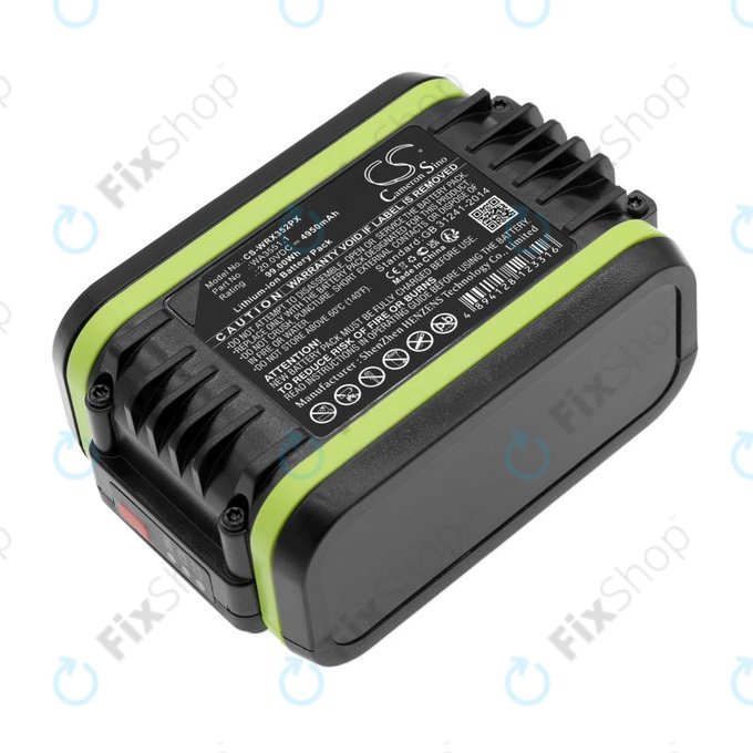 Μπαταρία για Worx WX800.9 MAX, WX-JCR.9, 4950mAh, Li-Ion, 20V, WA3551.1, HQ
