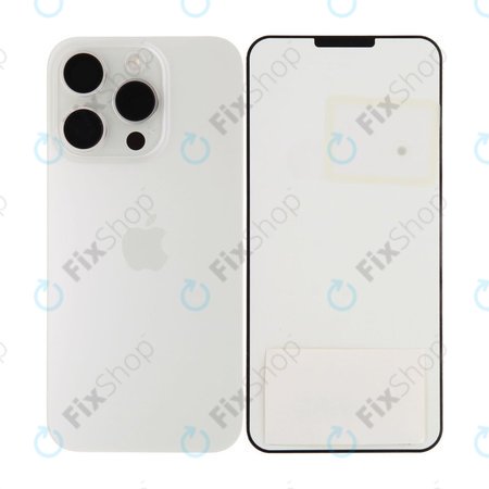 Πίσω Κάλυμμα Γυαλί για iPhone 15 Pro | White Titanium | 661-35701 | Genuine Apple
