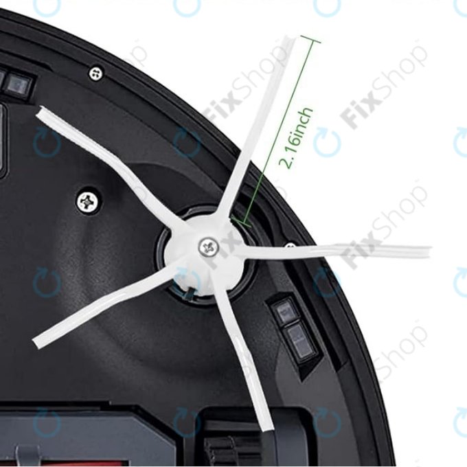 Σετ ανταλλακτικών για Xiaomi Roborock Q7+, Q7 Max, Q7 Max+ (2x Κύρια βούρτσα, 4x Φίλτρο, 4x Πλαϊνή Βούρτσα – λευκή)