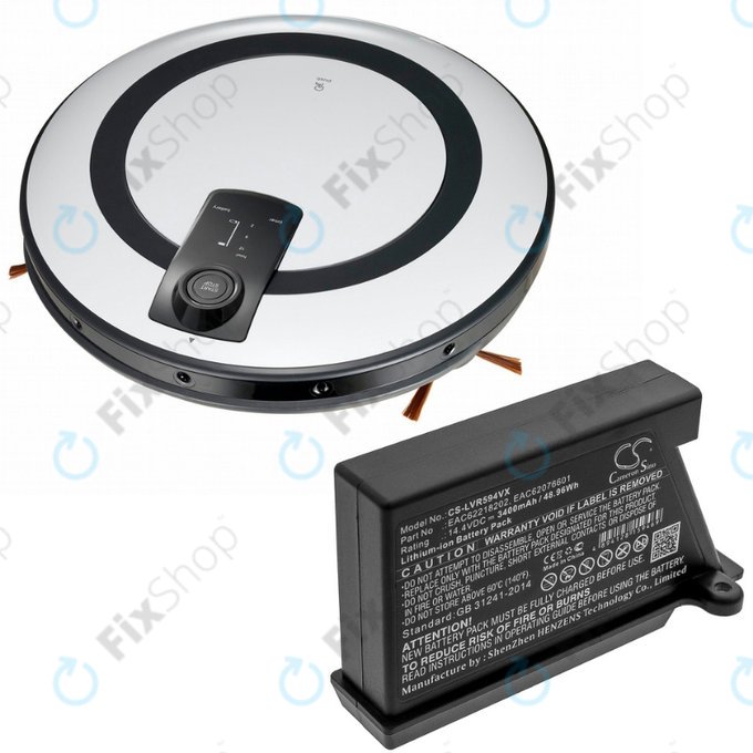 LG HomBot-series, VR-series - Μπαταρία EAC62218202, EAC62076601 Li-Ion 14.4V 3400mAh HQ