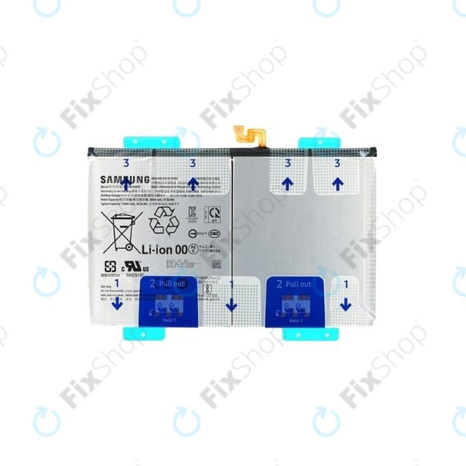 Battery για Samsung Tab S9 FE+ X610 | X616B | Tab S9+ X810 | X816B | GH82-31907A | EB-BX818ABY | 10090mAh | Service Pack