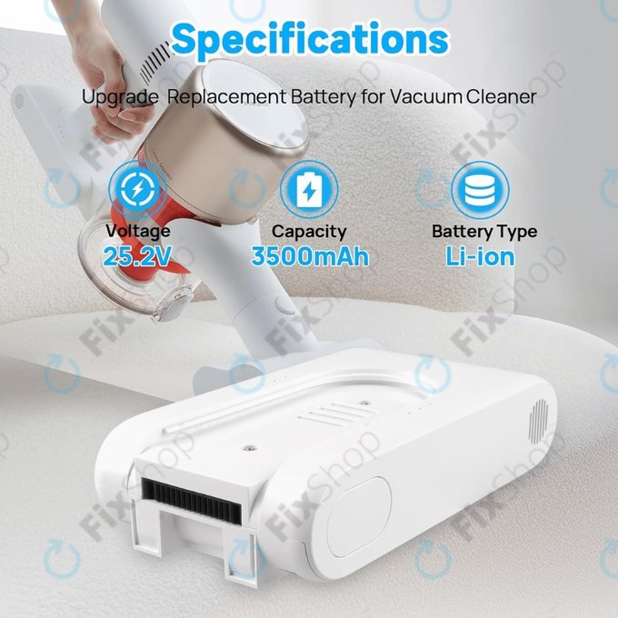 Μπαταρία για Xiaomi Dreame G9, G10, T10, T20, R10, 3027689, Li-Ion, 25.2V, 3500mAh