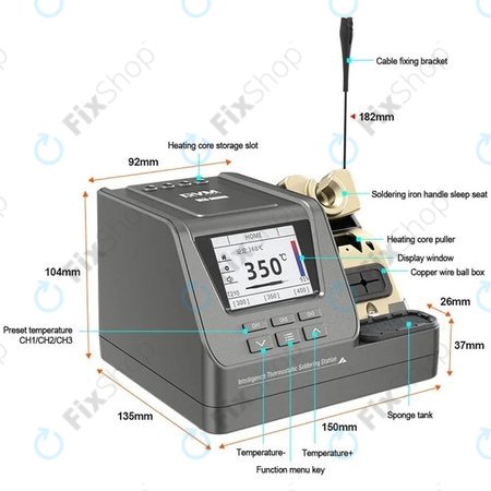 Έξυπνος Σταθμός Κολλητηριού 3in1 για GVM H3