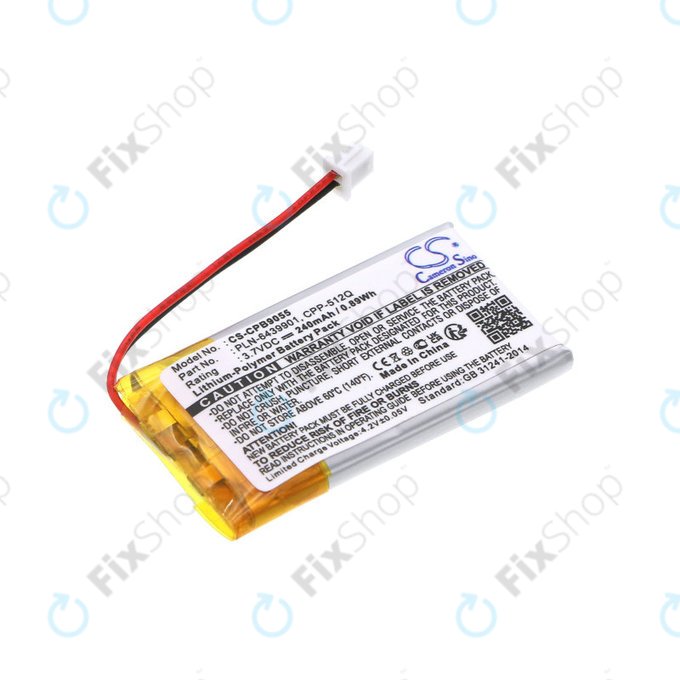 Μπαταρία για Plantronics, Avaya, 240mAh, Li-Pol, 3.7V, 65358-01, HQ