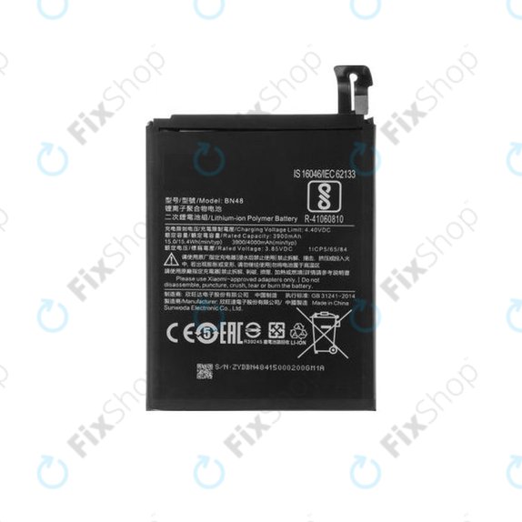 Μπαταρία για Xiaomi Redmi Note 6 Pro, BN48, 4000mAh