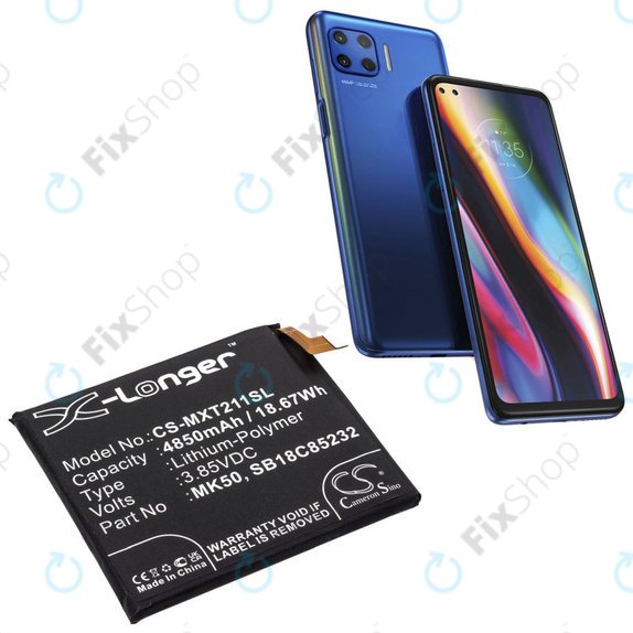Μπαταρία για Motorola Moto G 5G XT2113, 4850mAh, Li-Pol, 3.85 V, MK50, HQ