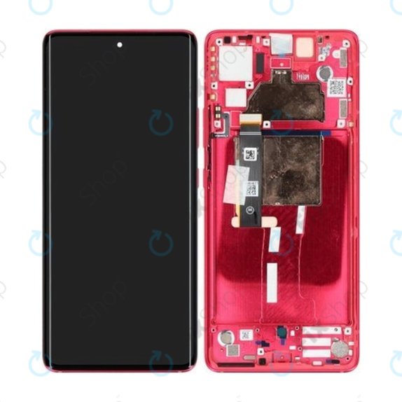 Συγκρότημα οθόνης για Motorola Edge 30 Fusion, Viva Magenta, Service Pack