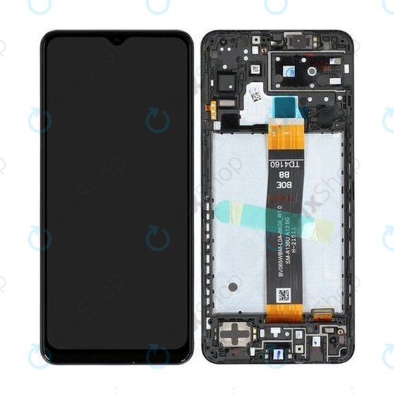 Συγκρότημα οθόνης για Samsung A13 5G, A136B, GH82-29077A, GH82-29078A, Black, Service Pack
