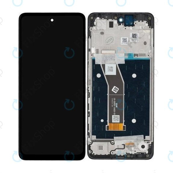 Συγκρότημα οθόνης για Motorola Moto G24, G24 Power, Μαύρο, Black, Service Pack