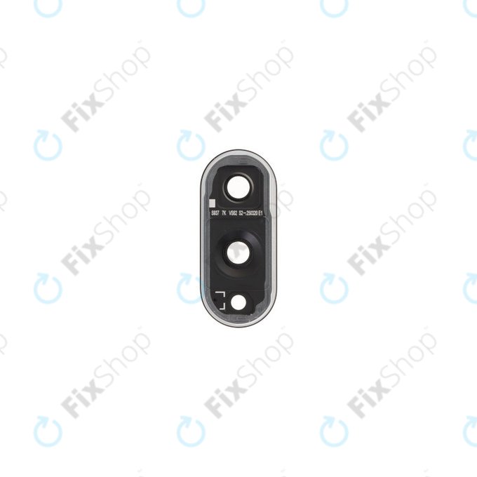 Γυαλί Φακού Πίσω Κάμερας με Πλαίσιο για Samsung S25 Edge, Titanium Jetblack