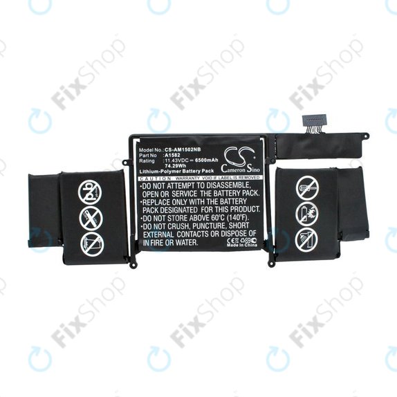 Μπαταρία για MacBook Pro 13", Αρχές 2015, A1502, A1582, 6500mAh, HQ