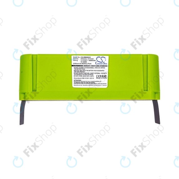 Μπαταρία για iRobot Roomba 600, 800, 900-series, 4502233, 4374392, 2130LI, 14.4V, 4000mAh, HQ