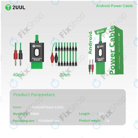 Καλώδιο τροφοδοσίας Android, 16-σε-1, 2UUL PW04