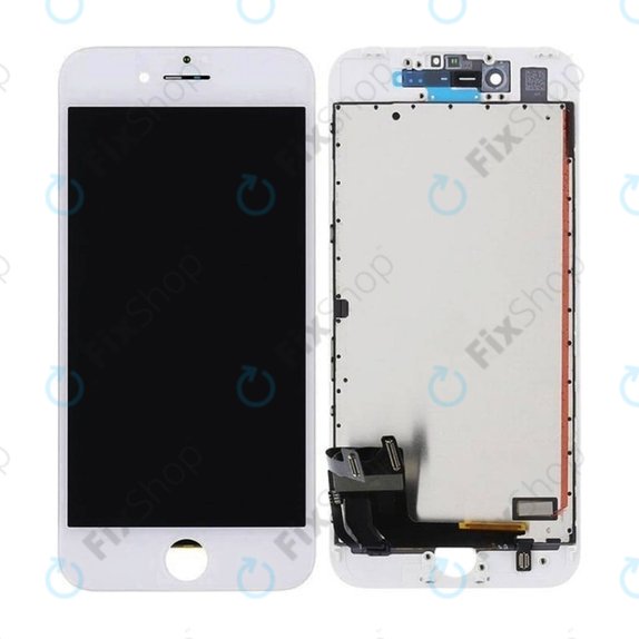 Οθόνη In-Cell για iPhone 7, White, Αφής με πλαίσιο, FixPremium