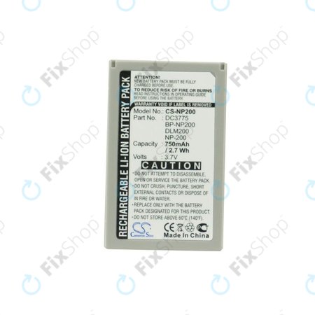 Μπαταρία για Minolta DiMAGE X, Xi, Xt, Xt Biz, Xg, 750mAh, Li-Ion, 3.7V, NP-200, HQ