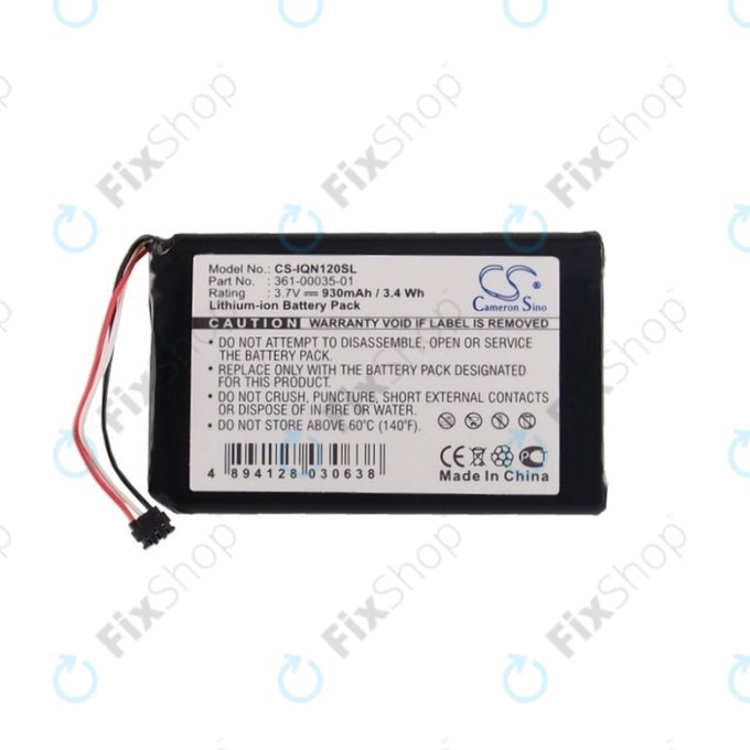 Battery για Garmin Drive Assist 50 | 50LMT | 51 | 51LMT | Nuvi 1200 | 1205 | 1205W | 1250 | 1255W | 1260 | 1260W | 140T | 150T | 2595LM | 2595LMT | 361-00035-01 | 930mAh | HQ