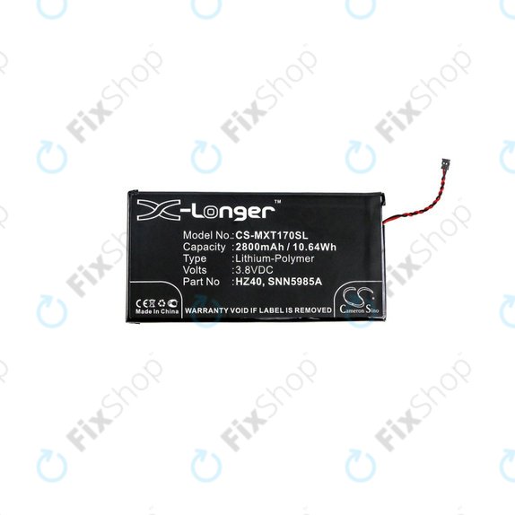 Μπαταρία για Motorola Moto Z2 Play XT1710-09, 2800mAh, Li-Pol, 3.8 V, HZ40, HQ