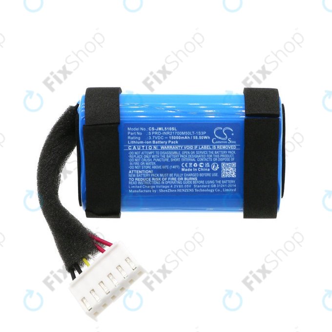 Μπαταρία για JBL Charge 5 WiFi, 15000mAh, Li-Ion, 3.7V, 5 PRO-INR21700M50LT-1S3P, HQ