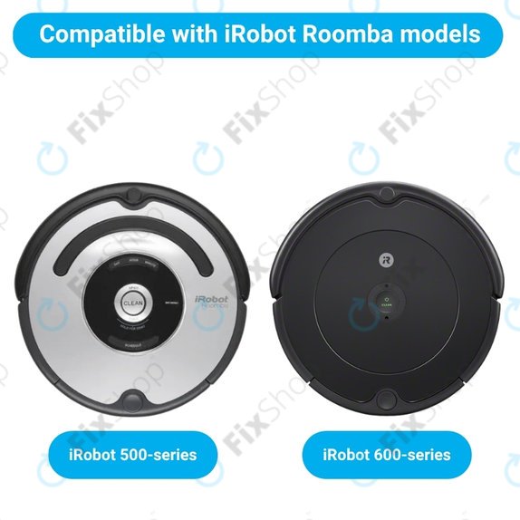 Σετ ανταλλακτικών για iRobot Roomba 500, 600-series (2 ζεύγη κύριων βουρτσών, 4x Φίλτρο, 4x Πλαϊνή Βούρτσα)