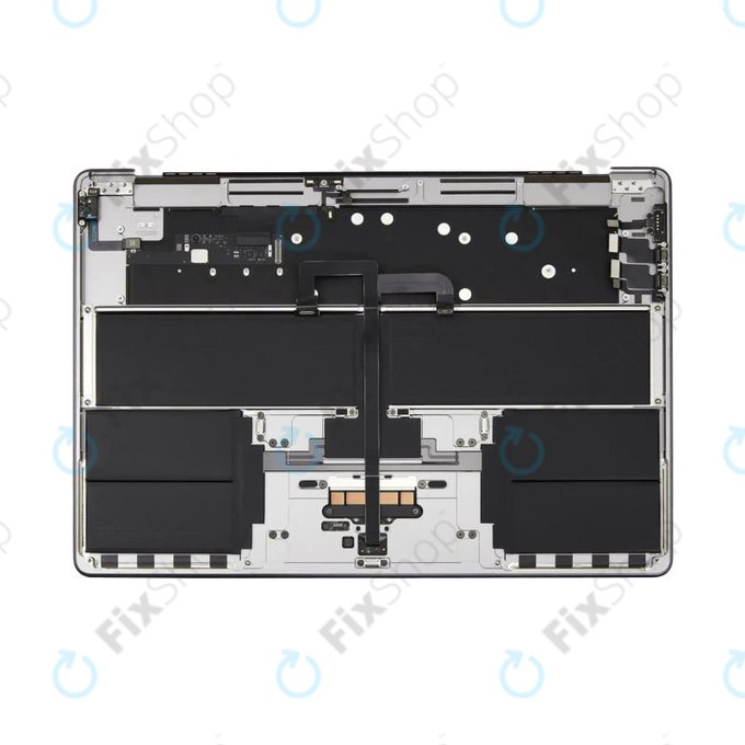Άνω πλαίσιο πληκτρολογίου για MacBook Air 15", A3114 (2024), με πληκτρολόγιο US και μπαταρία, Space Gray, 661-40266, Genuine Apple