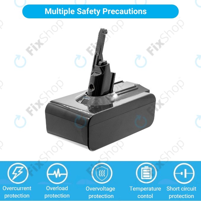 Μπαταρία για Dyson V8, 215681, PM8-US-HFB1497A, 21.6V, 5000mAh, HQ