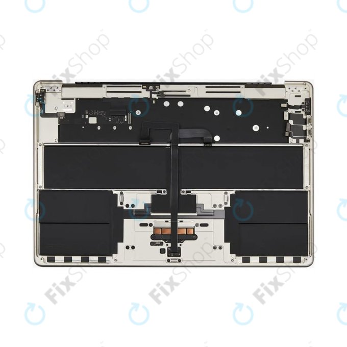 Άνω πλαίσιο πληκτρολογίου για MacBook Air 15", A3114 (2024), με πληκτρολόγιο US και μπαταρία, Starlight, 661-40268, Genuine Apple