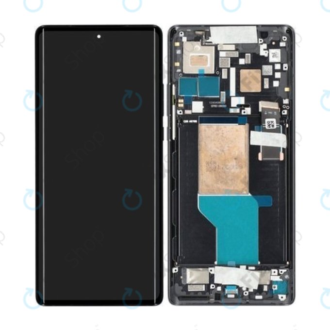 LCD Display Assembly για Motorola Edge 30 Ultra | Interstellar Black | Service Pack