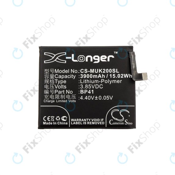 Μπαταρία για Xiaomi Mi 9T, Redmi K20, 3900mAh, Li-Pol, 3.85 V, BP41, HQ