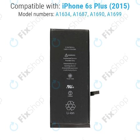 Μπαταρία για iPhone 6S Plus, 2750mAh, Service Pack