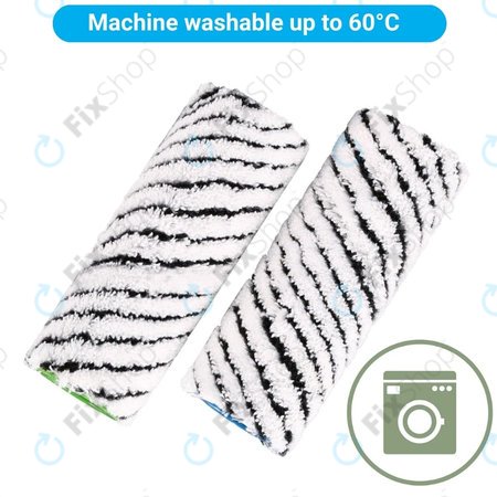 Σετ Κυλίνδρων Πέτρας για Kärcher FC 3 | FC 5 | FC 7 | Μαύρο | Black