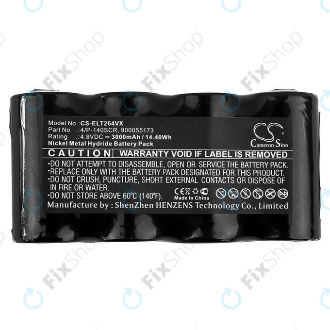 Μπαταρία για Electrolux Spirit Wet and Dry, ZB264x, 4/P-140SCR, 900055173, 4.8V, 3000mAh, HQ
