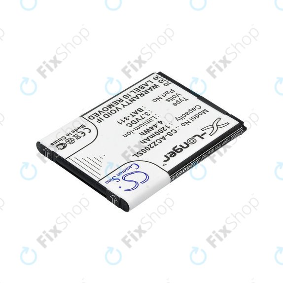 Μπαταρία για Acer Liquid Z200, BAT-311, Li-ion, 3.7V, 1200mAh, HQ