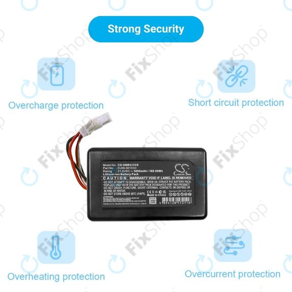 Μπαταρία για Samsung PowerBot, R9350, R9250, DJ96-00193D, 21.6V, 5000mAh, HQ