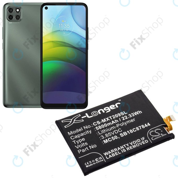 Μπαταρία για Motorola Moto G9 Power, 5800mAh, Li-Pol, 3.85 V, MC50, HQ
