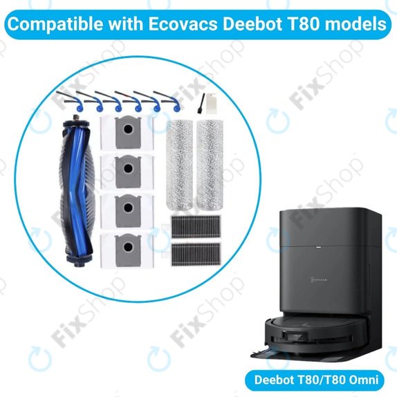 Ολοκληρωμένο Σετ για Ecovacs T80 Omni | T80