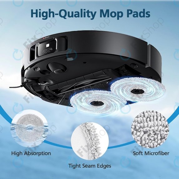 Πανί σφουγγαρίστρας, 2 τεμ. για Xiaomi Dreame X40 Ultra, L40 Ultra, L10s Ultra, Pro Gen2, Mova E30 Ultra