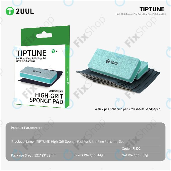 Σετ μικρο-λειαντικών επιθεμάτων για εξαιρετικά λεπτό γυάλισμα, 2UUL FM02