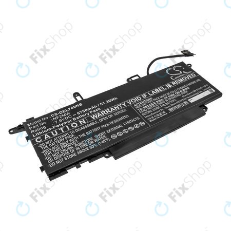 Μπαταρία για Dell Latitude 7310 2-in-1, 7400 2-in-1, 6750mAh, Li-Pol, 7.6V, NF2MW, HQ