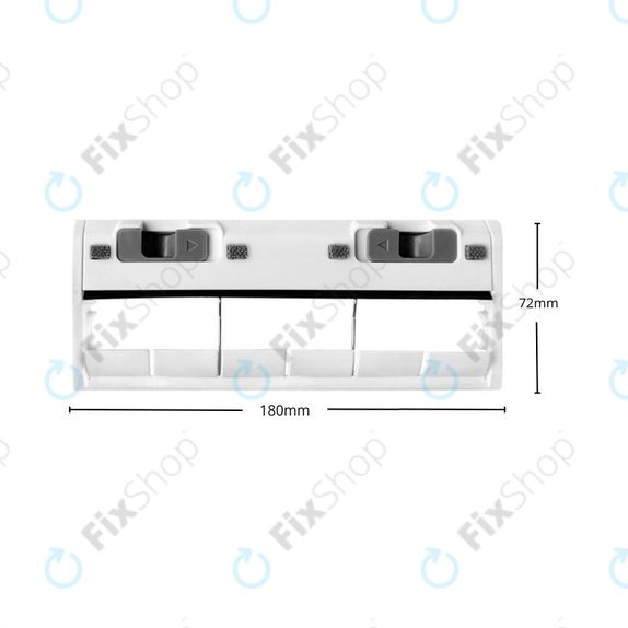 Κάλυμμα Κύριας Βούρτσας για Ecovacs Deebot N-series | T-series | X1-series | Ozmo-series | λευκό | white