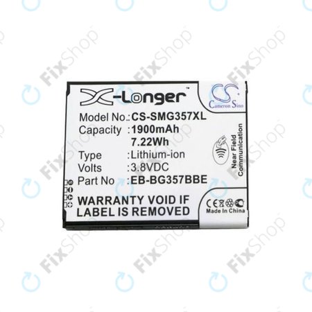 Battery για Samsung Ace 4 G357FZ | EB-BG357BBE | 1900mAh | HQ
